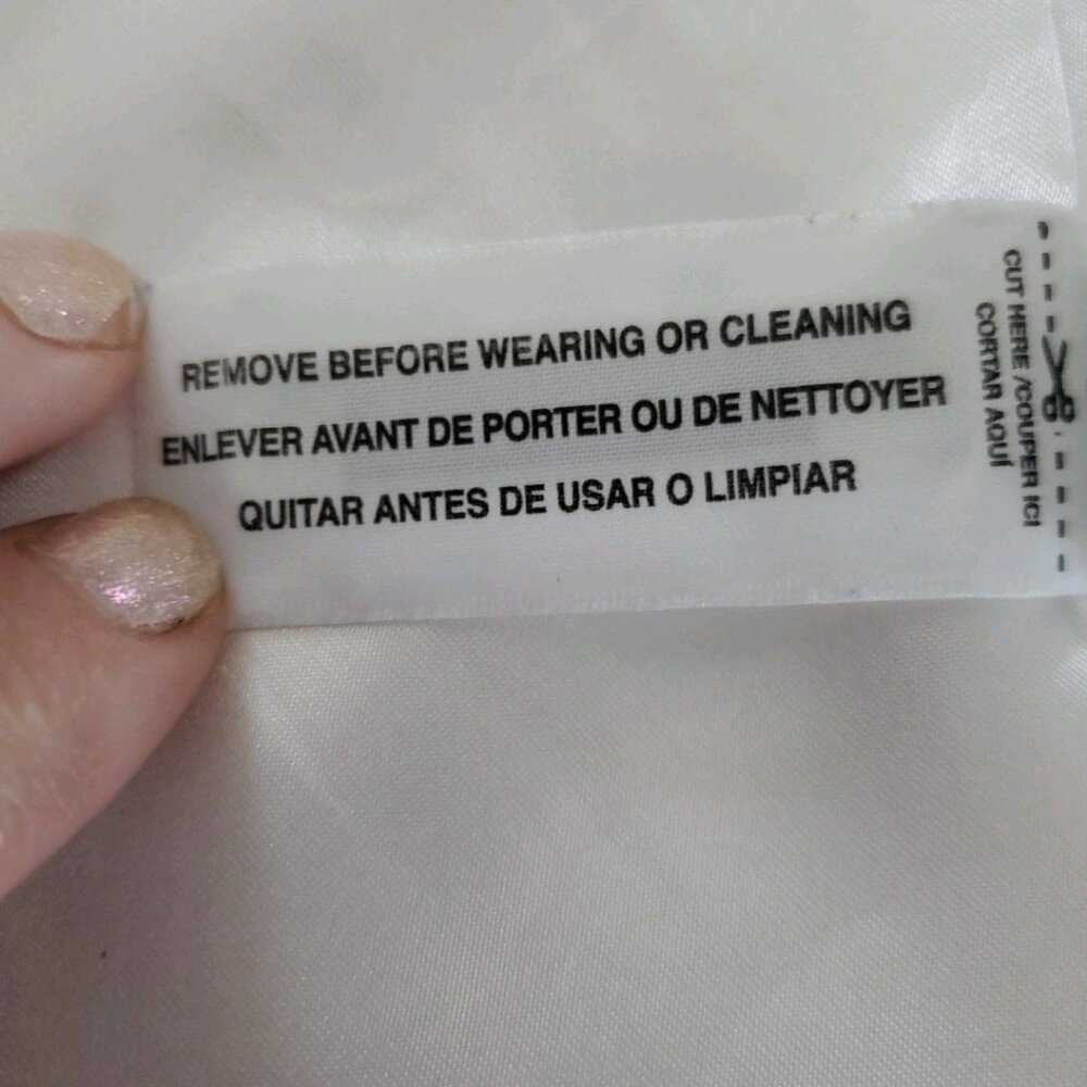 Laura Ashley Regatta Jacket Embellished White Full Zip Womens Sz. Med. MSRP $114 - Picture 7 of 16